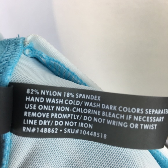 Torrid Light Blue Twist Front Ocean 2 Piece Swim - Picture 9 of 12